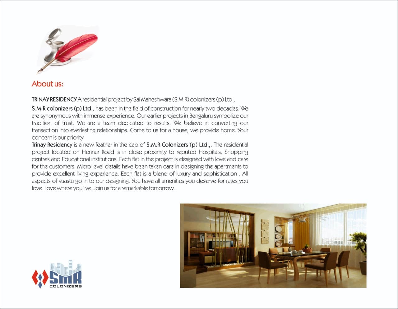 Living Lounge Interior & Promoters Background